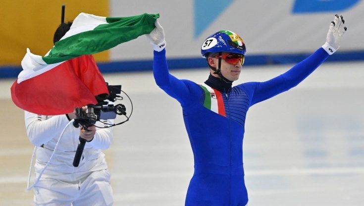 Pietro Sighel oro e argento ai mondiali di short track