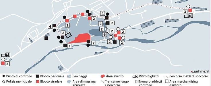 Zona rossa, vie chiuse e niente vetro: così Villar Perosa si blinda per Cr7