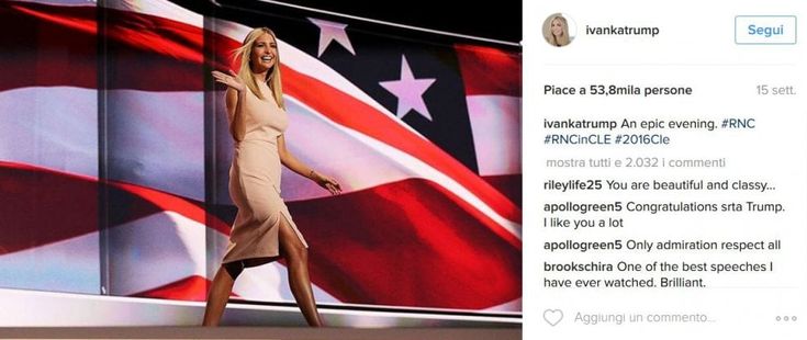 Ivanka, la figlia multi-tasking di Trump si racconta su Instagram