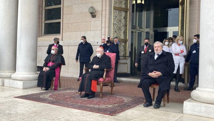 Il cardinale Parolin a San Giovanni Rotondo: "Aiuteremo Casa Sollievo della Sofferenza a superare le difficoltà"