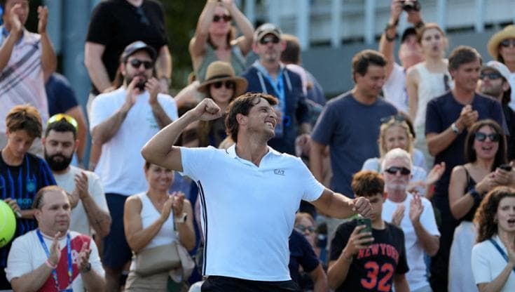 Il crollo di Cobolli lascia Darderi unico portacolori azzurro agli Us Open