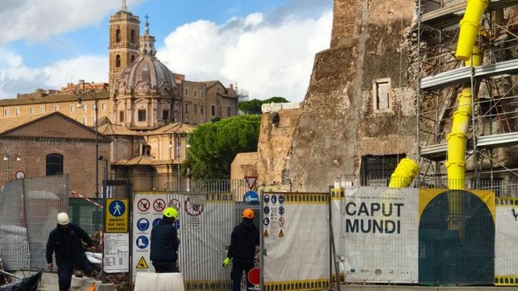 Torre dei Conti, lavori in corso per la terrazza-caffè con vista e un museo del medioevo romano