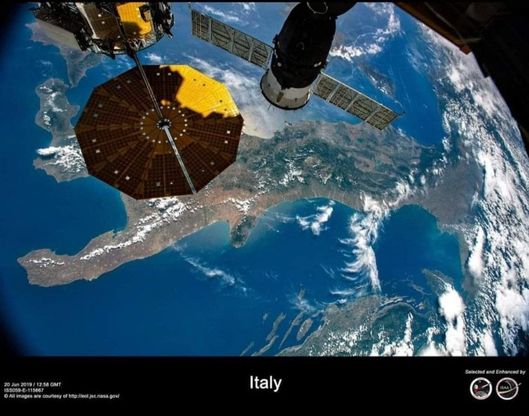 La Puglia dallo spazio, lo scatto dalla Stazione internazionale