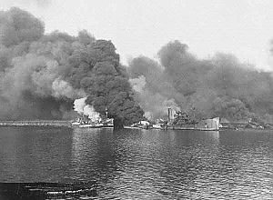 Il bombardamento del porto<br />70 anni fa la Resistenza di Bari