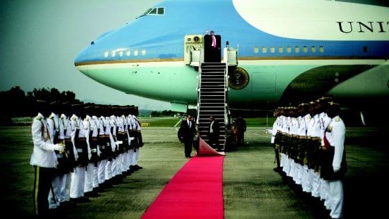 E se sull'Air Force One salisse Trump?