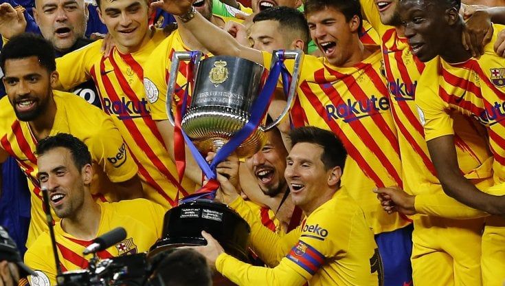 Spagna, Messi straripante: il Barcellona vince la Coppa del Re, 4-0 all'Athletic Bilbao