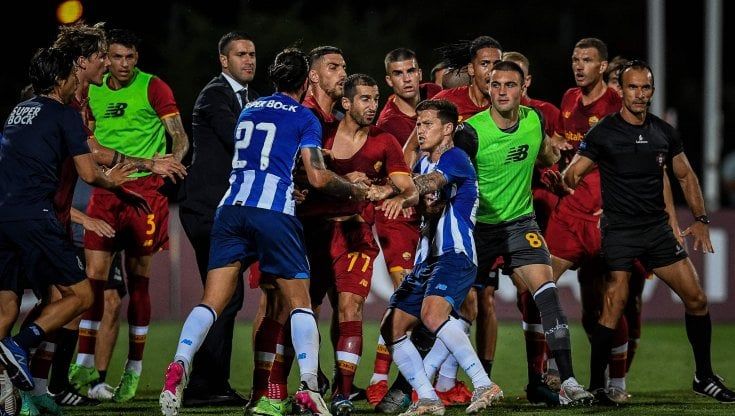 Roma: test vero, anche troppo... Tra risse e bel gioco, con il Porto finisce 1-1