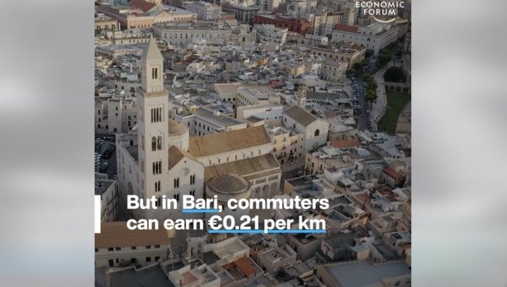 "Bari esempio virtuoso nel mondo per i ciclisti": World Economic Forum di Ginevra esalta il progetto 'Muvt' che rimborsa chi va al lavoro in bici