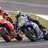 MotoGp, Marquez sperona Rossi: la fotosequenza dello scontro