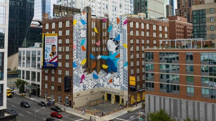 Fra i grattacieli di New York il murale dello street artist pugliese Millo: un messaggio di allerta per il clima che cambia