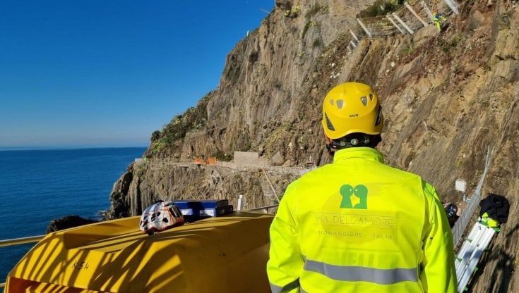 Cinque Terre, aperto cantiere per ripristino Via dell'Amore