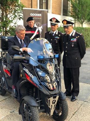 Qooder per l’Arma dei Carabinieri di Milano: la consegna in occasione dei 205 anni dalla fondazione 