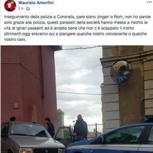 Ruba auto e scappa, il consigliere leghista: "Pare sia uno zingaro parassita". Ma l'arrestato è italiano