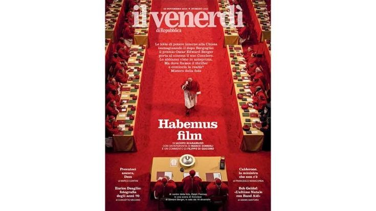 Sul nuovo Venerdì il prossimo Conclave. Al cinema e nella realtà