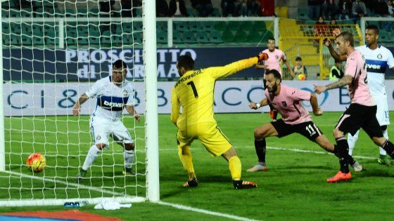Palermo-Inter 1-1, nerazzurri capolista, ma per una sola notte