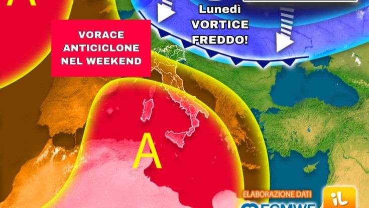 Previsioni meteo, dopo il weekend con un vorace anticiclone, vortice freddo dal Nord Europa; tornano piogge, vento e neve