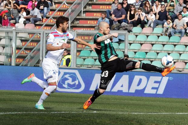 Sassuolo-Catania, il film della partita