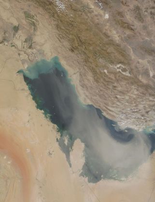 Medio Oriente, tempesta di sabbia record: le immagini dal satellite