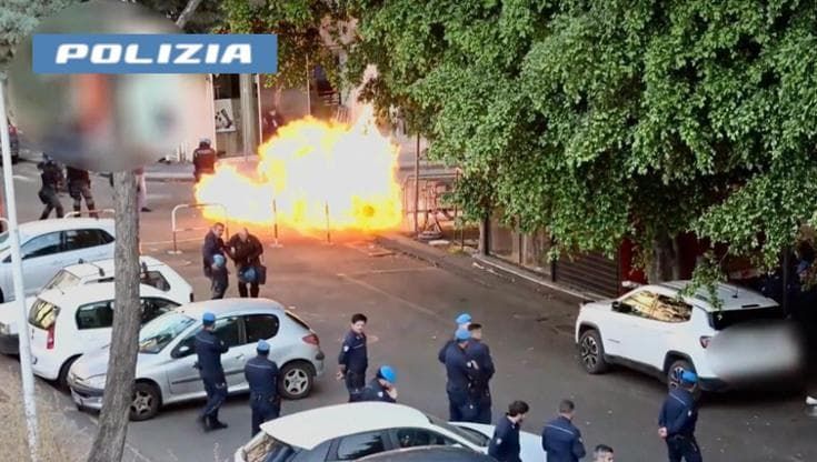 Catania, pista anarco-antagonista per la guerriglia dello scorso maggio: due arresti