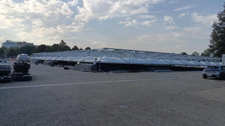 Apre il cantiere delle Atp Finals, operai già al lavoro per montare il nuovo Fan Village