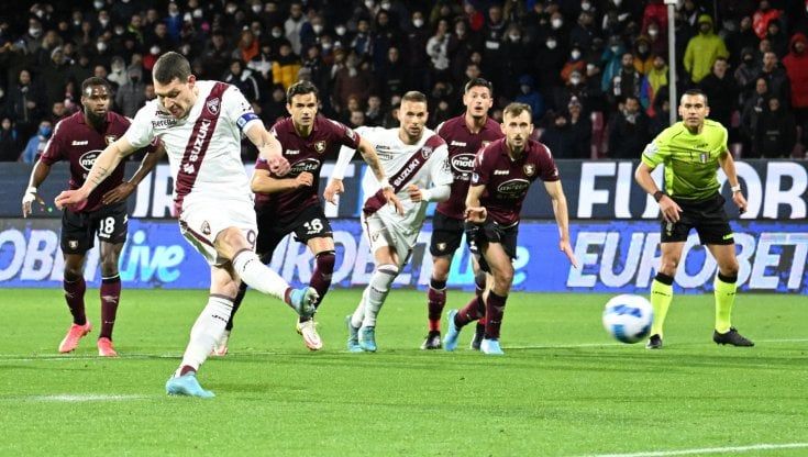 Salernitana-Torino 0-1: Belotti decide con un rigore da brivido