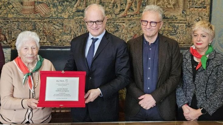 La staffetta partigiana Luce premiata in Campidoglio: “Faccio diventare i ragazzi antifascisti”