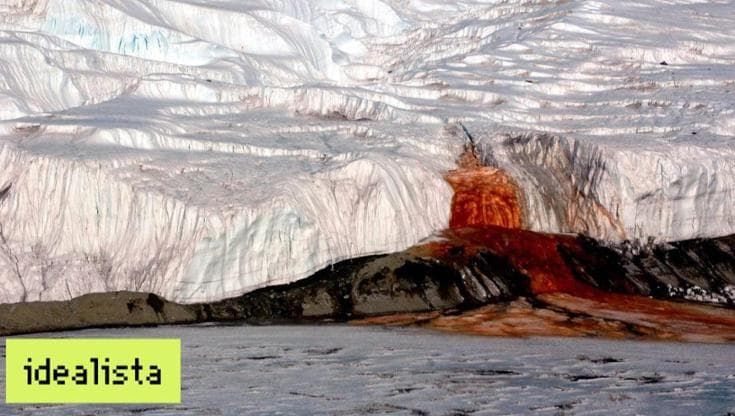 Il mistero rosso dell’Antartide: cosa scorre davvero sotto il ghiaccio?