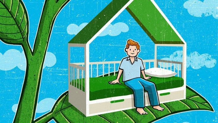 Il letto dove i bambini fanno sogni verdi