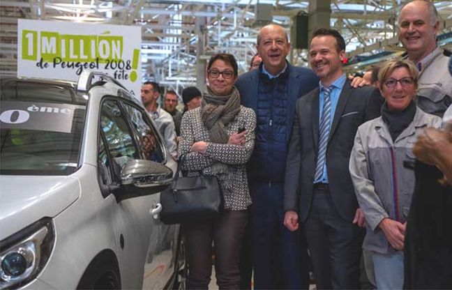 Un milione di 2008, Peugeot festeggia a Mulhouse