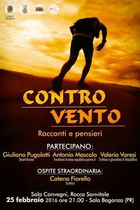 Controvento: correre, scrivere, sorridere