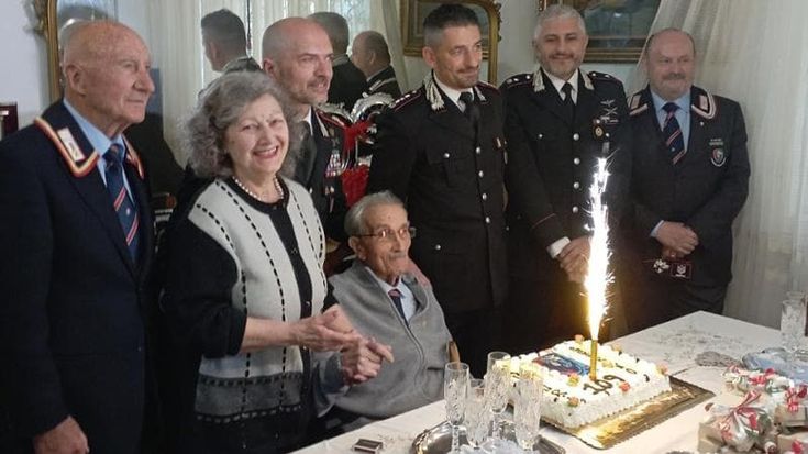 San Benedetto del Tronto festeggia il carabiniere più longevo d’Italia: compie 109 anni