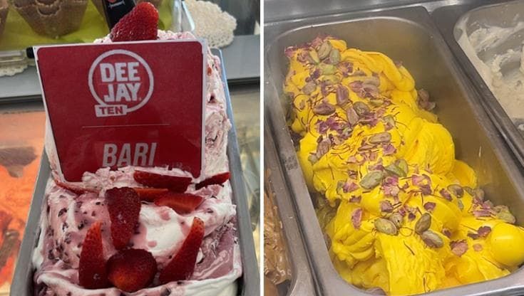 A Bari sei gelaterie dedicano un nuovo gusto alla Deejay Ten: ecco dove assaggiarlo