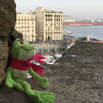 PriFrog, la rana che racconta le bellezze di Napoli