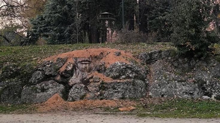 Parco Sempione, rimosso il ceppo scolpito da Andrea Gandini. Il Comune: “E’ stato un errore”