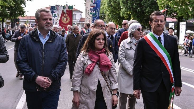A Bergamo Gori con il sindaco di Bucha: "Il 25 Aprile oggi come ieri resistere è un dovere. La storia non si riscrive"