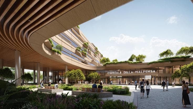 Lo studio Plicchi tra i progettisti del Grande ospedale della Malpensa