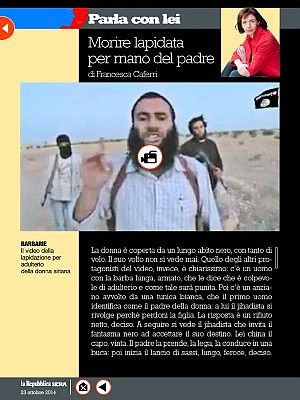 Morire lapidata per mano del padre