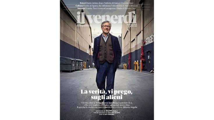 Esclusivo, sul nuovo Venerdì: Alberto Angela intervista Steven Spielberg