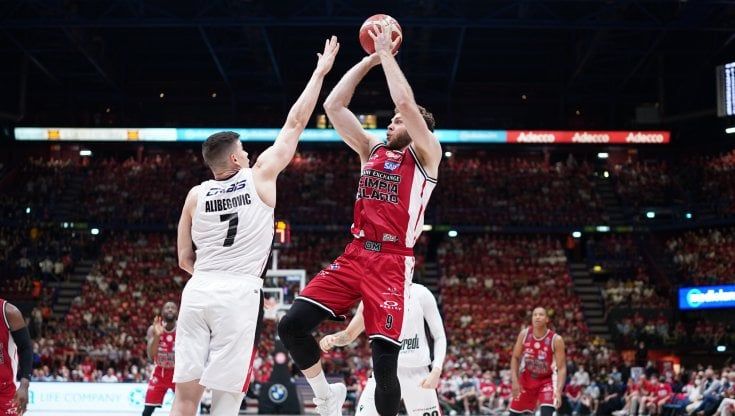 L'Olimpia Milano batte 94-82 la Virtus Bologna e si porta avanti 2-1 nella serie