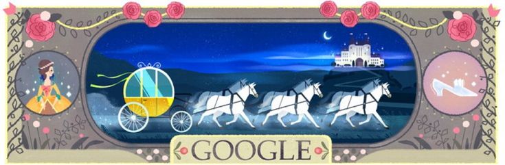 Charles Perrault, che fiabe: un doodle per l'inventore di Cenerentola
