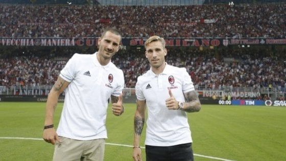 Milan, Bonucci è già l'idolo dei tifosi. Venerdì nuovi esami per Biglia