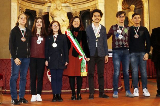 Firenze, Olimpiadi di italiano: la cerimonia di premiazione nel Salone dei Cinquecento