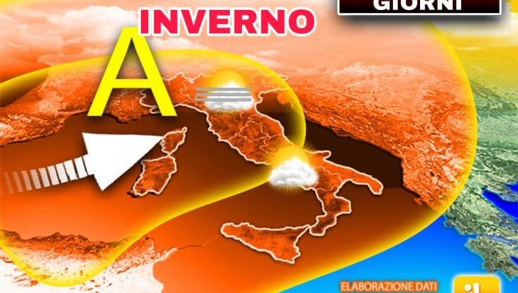 Tempeste di vento scuotono l'Italia, ma da mercoledì torna l'anticiclone mangia-inverno