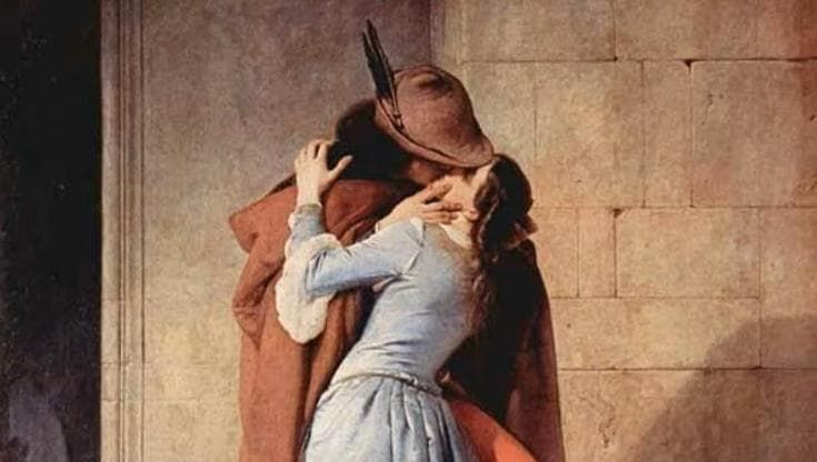 Dal dipinto di Hayez ai Baci di Dama, l’amore celebra la vita