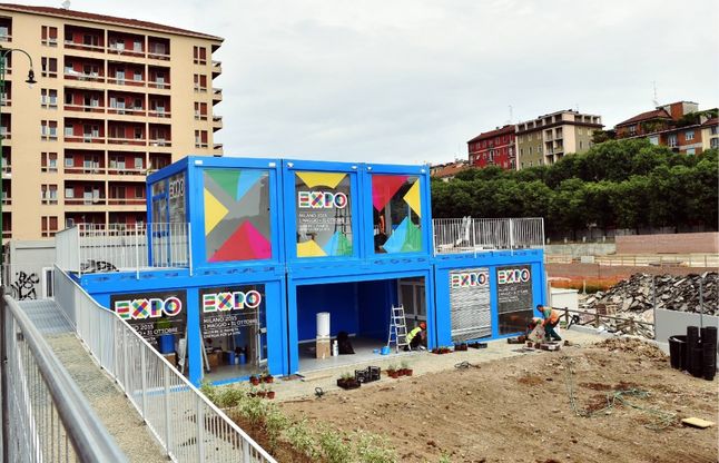 Viale Gorizia, &egrave; spuntato l'infopoint di Expo 2015