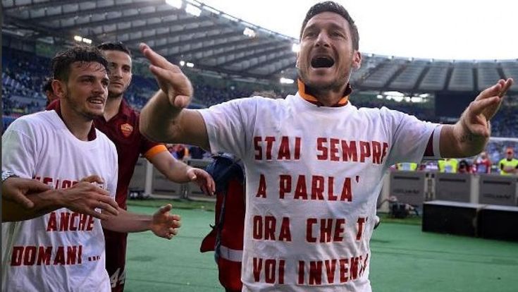 Totti e Florenzi, sfottò a Lotito dopo il derby vinto