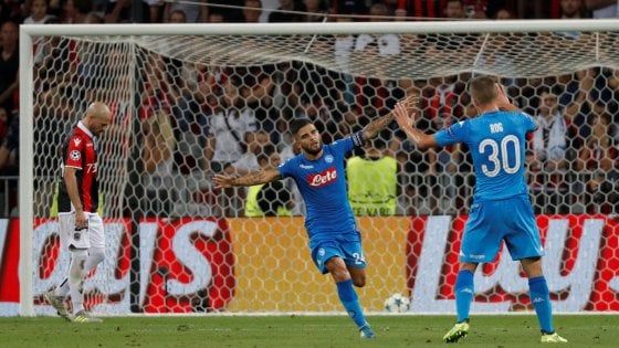 Le pagelle di Nizza-Napoli: Dante impresentabile, Insigne uomo ovunque