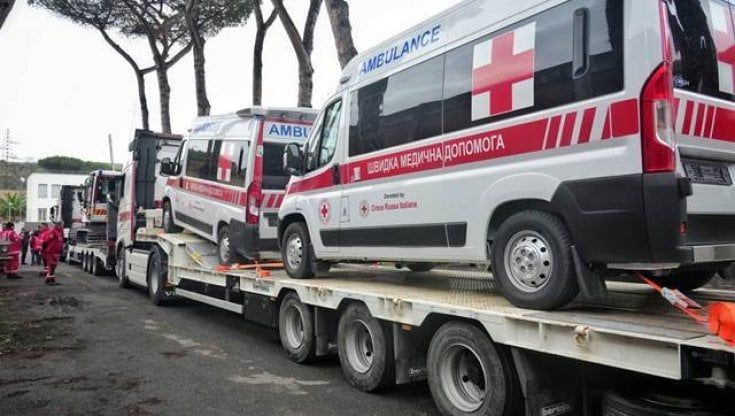 Ucraina, una nuova missione di aiuti umanitari della Croce Rossa Italiana raggiunge le zone di guerra 