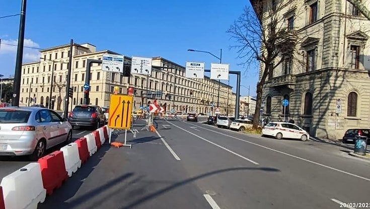 Firenze, cambia la viabilità alla Fortezza. Giorgetti: "Fino al 25 marzo ci saranno i lavori"