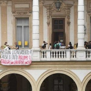 Posto a rischio per I lavoratori del bar del Campus Einaudi che occupano il Rettorato insieme agli studenti 